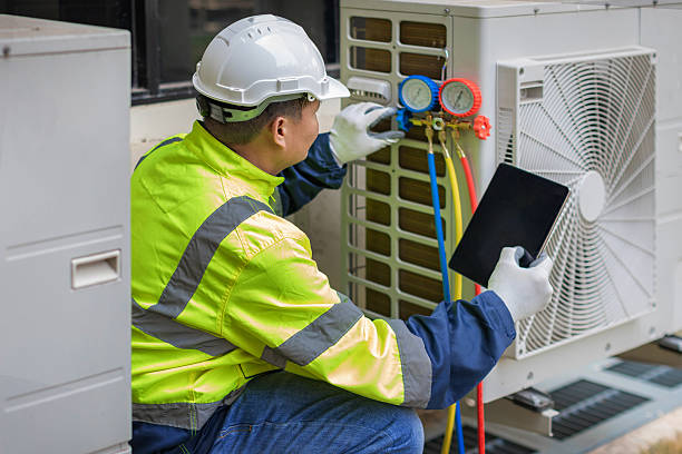 Professional Ac Installation technician working in Columbus, MN